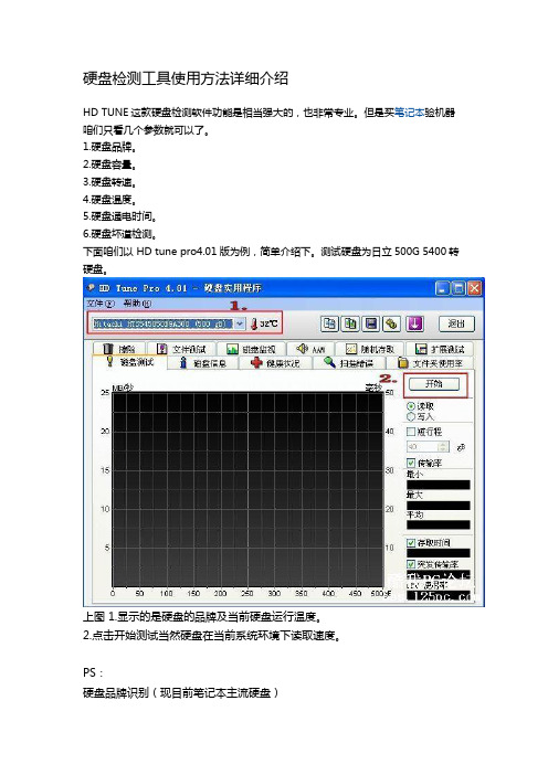 硬盘检测工具使用方法详细介绍(附图)-HDTUNE