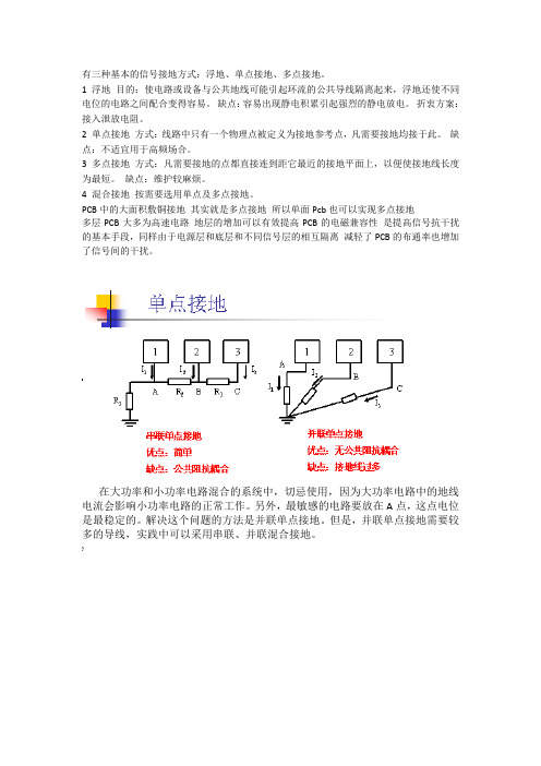 单点接地和多点接地