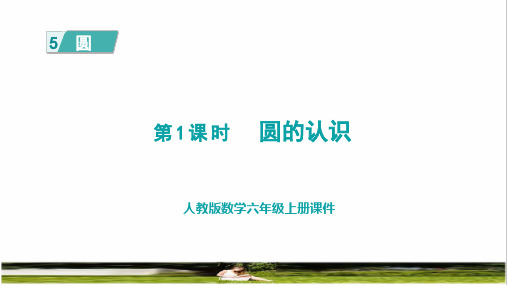 人教版六年级数学上册第五单元《 圆的认识》教学课件