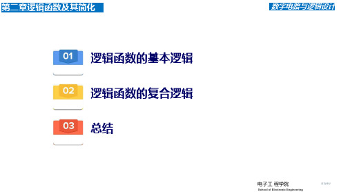 逻辑函数的基本逻辑及复合逻辑