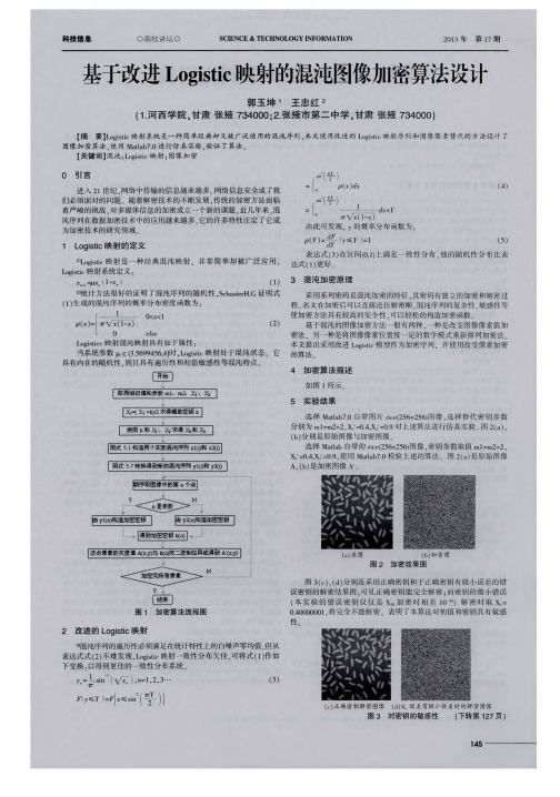 基于改进Logistic映射的混沌图像加密算法设计