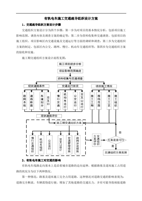 有轨电车施工交通疏导组织设计方案