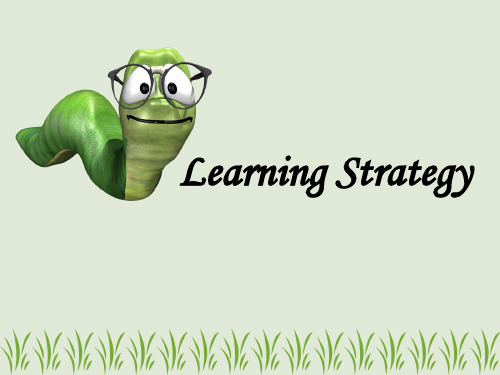 Learning strategy