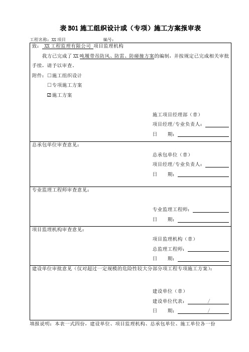 XX工程X00t履带吊作业防风防雷防碰撞措施方案