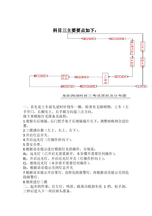 史上最全的科目三考试、路考秘籍+图解