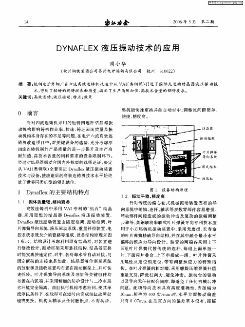 DYNAFLEX 液压振动技术的应用