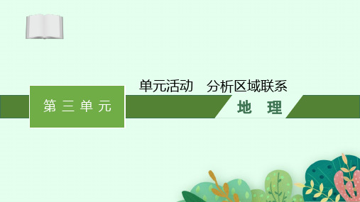 2022学年高中地理鲁教版选择性必修第二册课件第三单元 单元活动 分析区域联系 