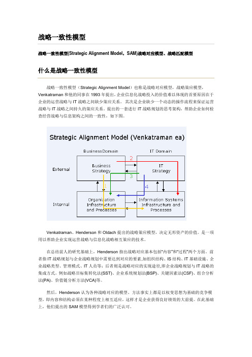 战略一致性模型