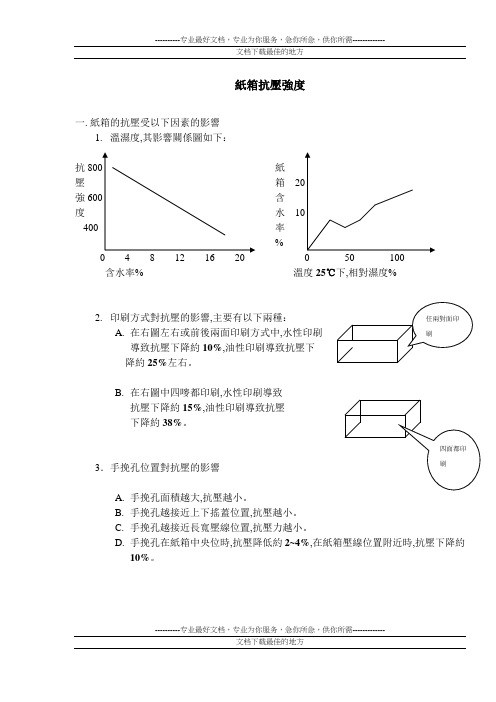 纸箱纸板物性计算方法