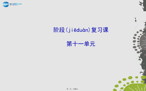 中考历史总复习 第十一单元 近代社会的确立与人民抗争(知识导航+专题通关)课件 新人教版