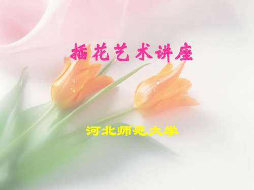 插花讲座.ppt