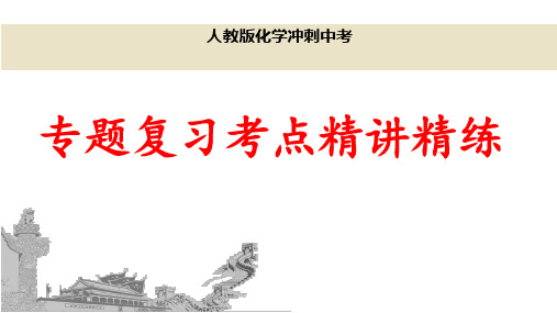 (名师整理)最新人教版化学冲刺中考《水 和 溶 液》专题复习考点精讲精练(含答案)