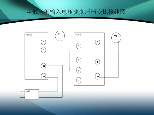 变压器试验接线图