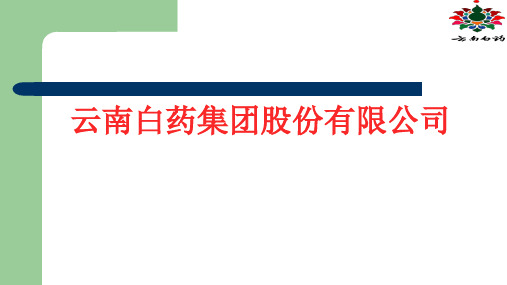 物流战略(云南白药)