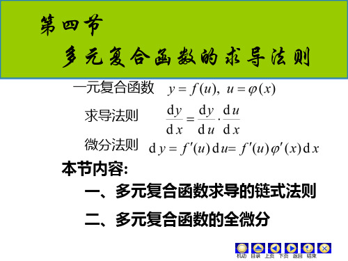 [理学]9-4多元复合函数求导法则