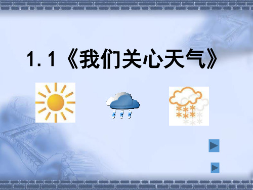 教科小学科学四上《1.1、我们关心天气》PPT课件(13)