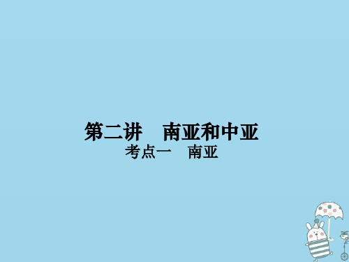 (新课标)2021版高考地理一轮总复习第十三章世界地理分区第二讲南亚和中亚课件