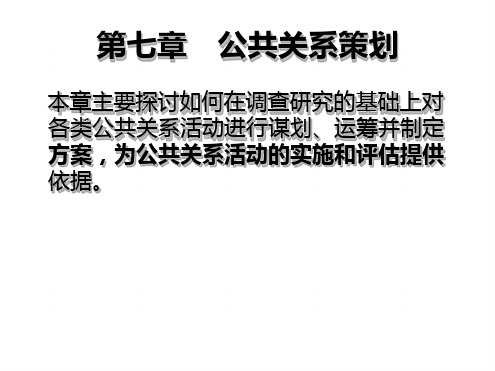 公共关系策划46539624