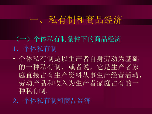 经济制度和经济体制PPT49页