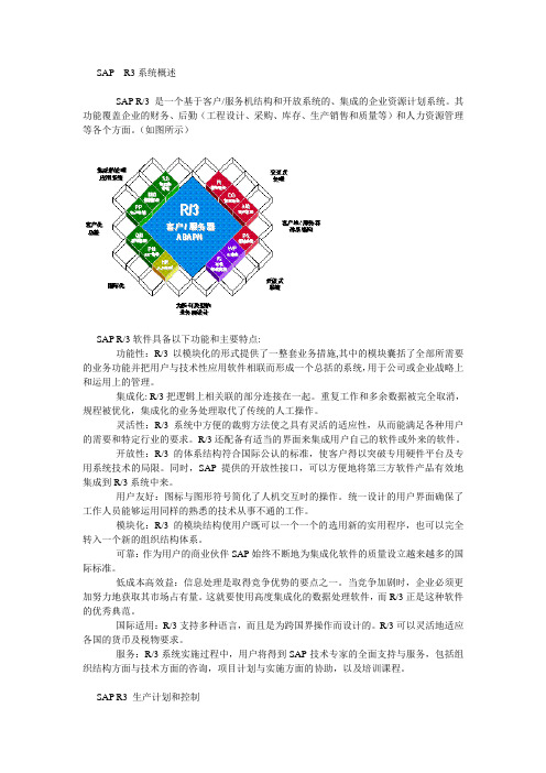 SAP R3系统概述