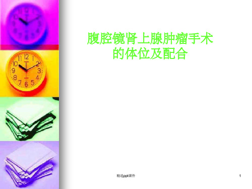 腹腔镜肾上腺肿瘤手术的体位和配合ppt课件