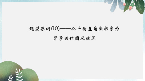 中考数学总复习题型集训10_以平面直角坐标系为背景的作图及运算课件