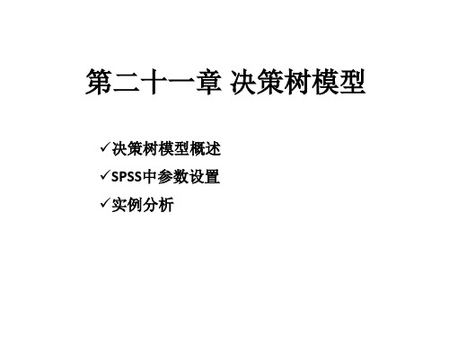 第21章spss21教程完整版