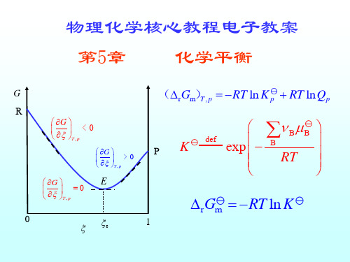 物理化学核心教程05 化学平衡
