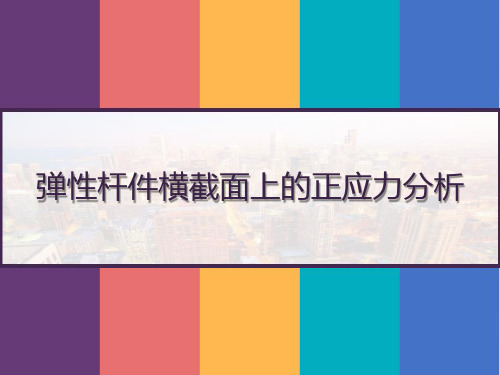 弹性杆件横截面上的正应力分析 PPT