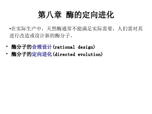 第八章酶的定向进化