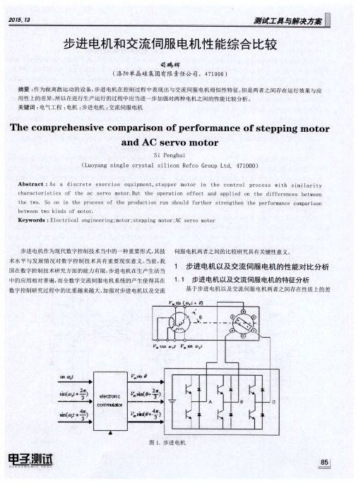 步进电机和交流伺服电机性能综合比较