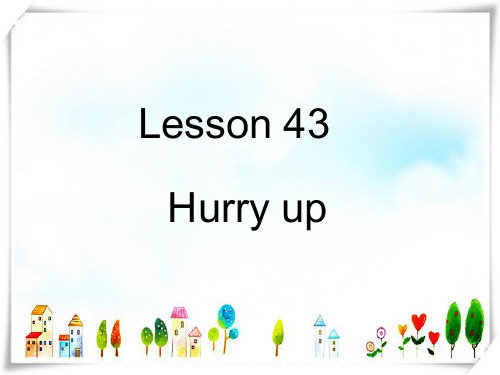 新概念英语Lesson43-44(共38页)课件