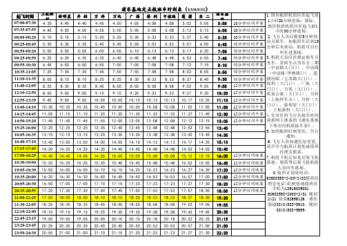 164944_南线机组浦东定点接车时刻表130331