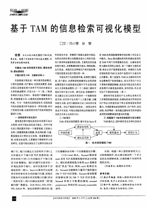 基于TAM的信息检索可视化模型