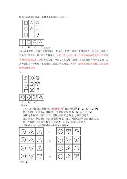 图形推理的十大规律