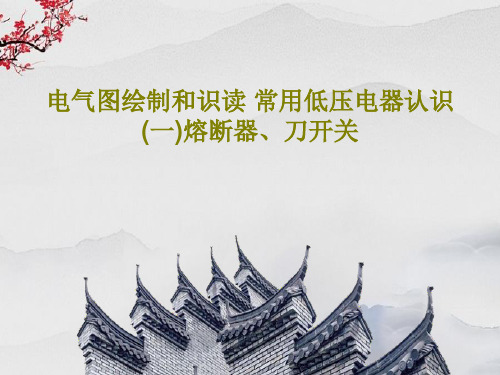 电气图绘制和识读 常用低压电器认识(一)熔断器、刀开关28页PPT