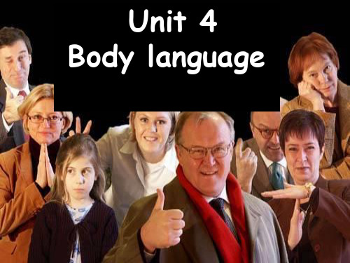 英语：必修4 Unit4 Body Language全单元课件(新人教版).