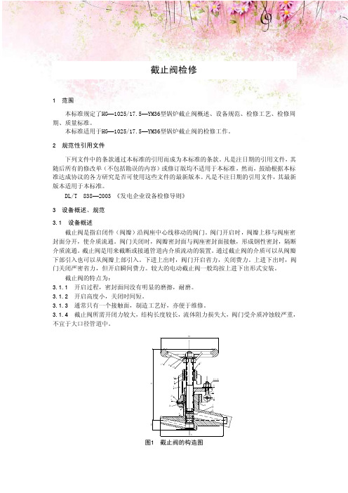 截止阀检修——精选推荐