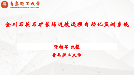 张拥军-金川石英石矿采场边坡远程自动化监测系统