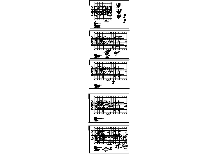 江西某六层学生宿舍楼结构设计施工图