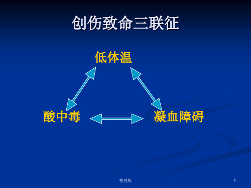 创伤致命三联征