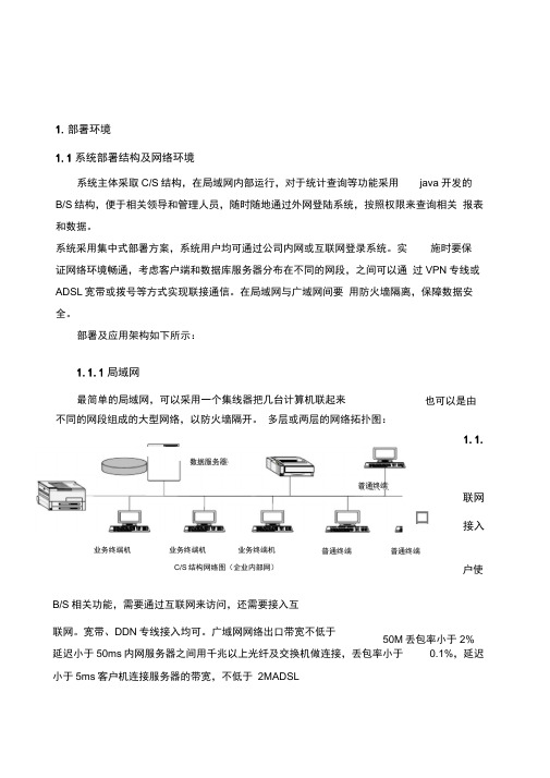 系统部署方案