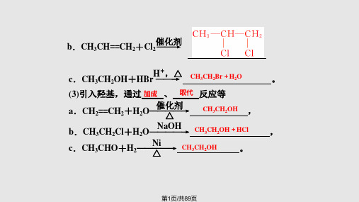 有机合成与推断PPT课件