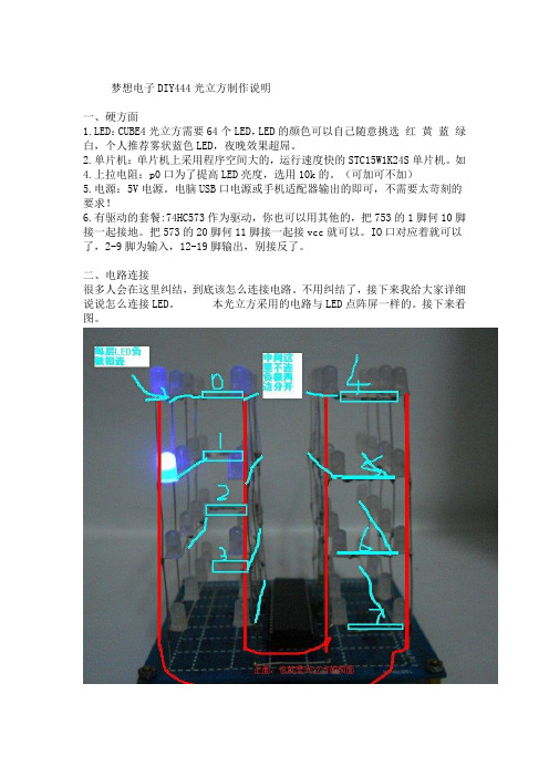 444光立方制作过程