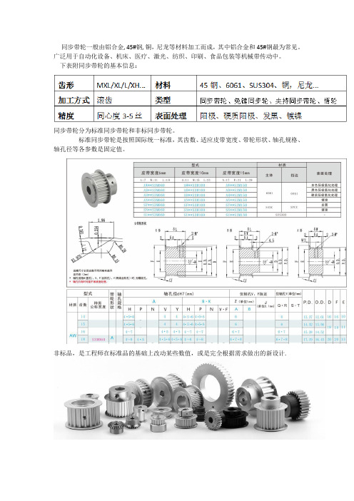 同步带的计算