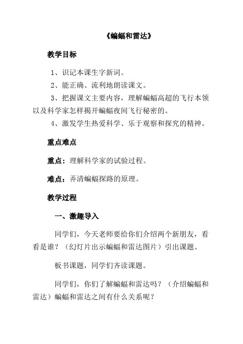 蝙蝠和雷达优质课公开课教案 (24)