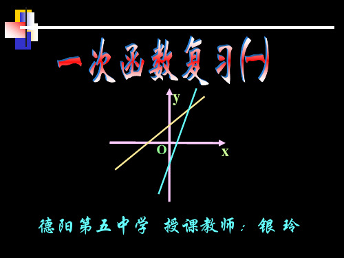 第14章一次函数专题复习课件