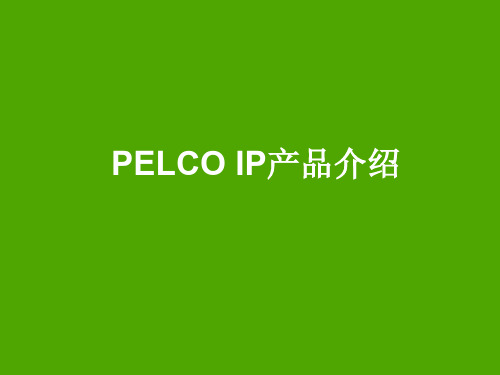 派尔高(Pelco)数字安防监控解决方案