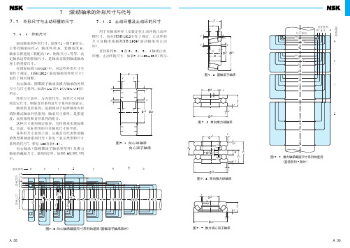 NSK轴承代号说明