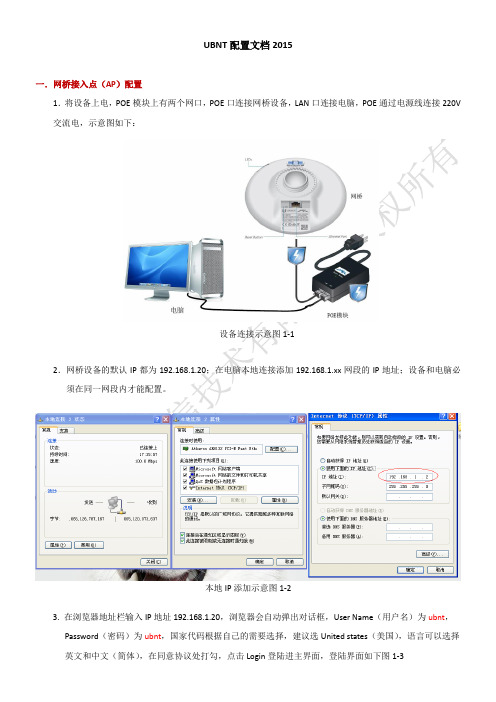 ubnt配置2020